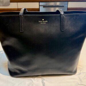 Kate Spade Black Leather Tote